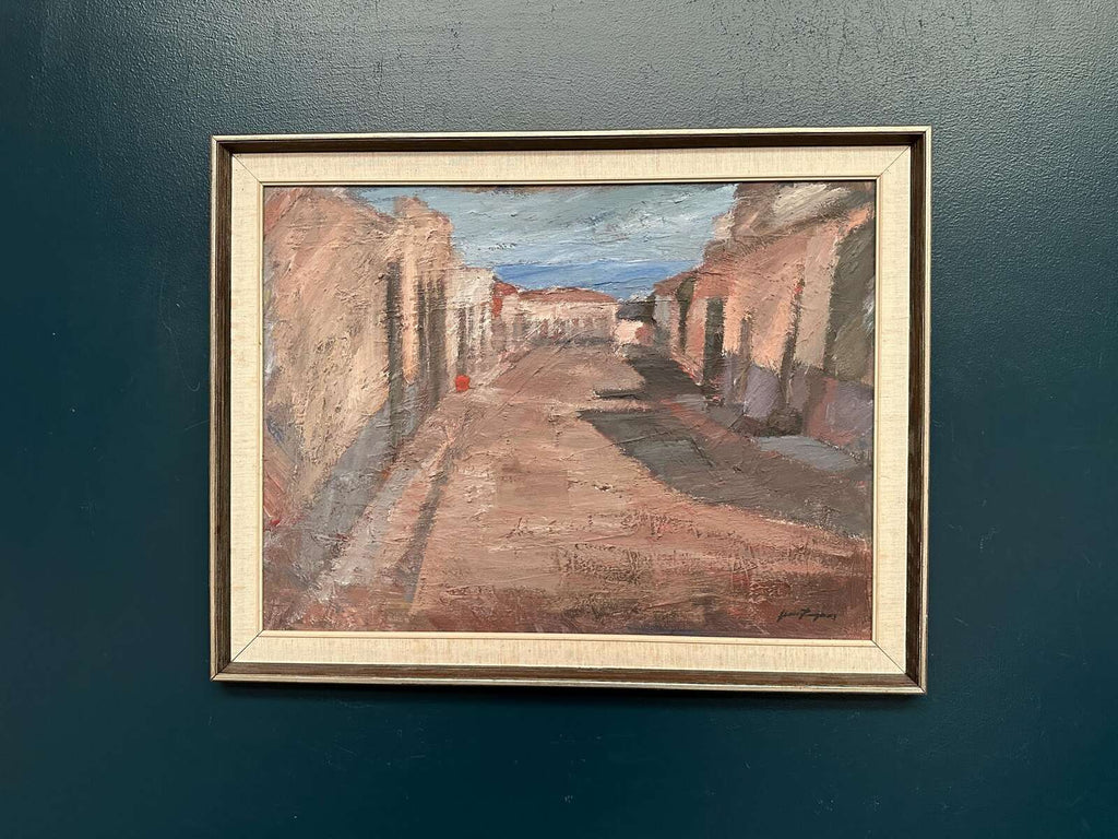 “Bygata med hus, Spanien” by Jean Ragnar