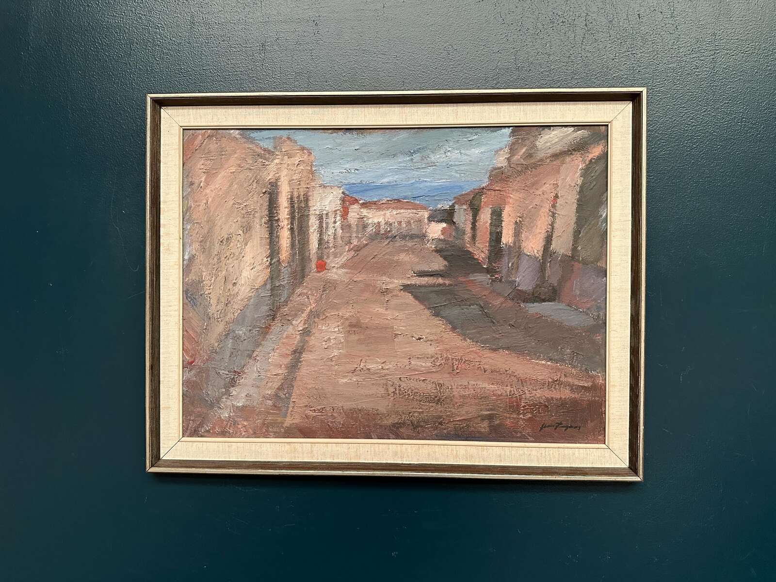 “Bygata med hus, Spanien” by Jean Ragnar