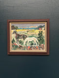 Landscape with Horses