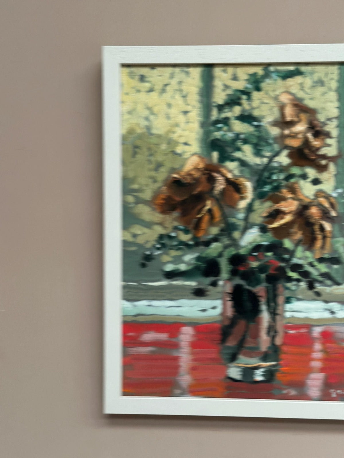 “Vissnade rosor” by Gustav Herbert Carlsson (1912–1991)