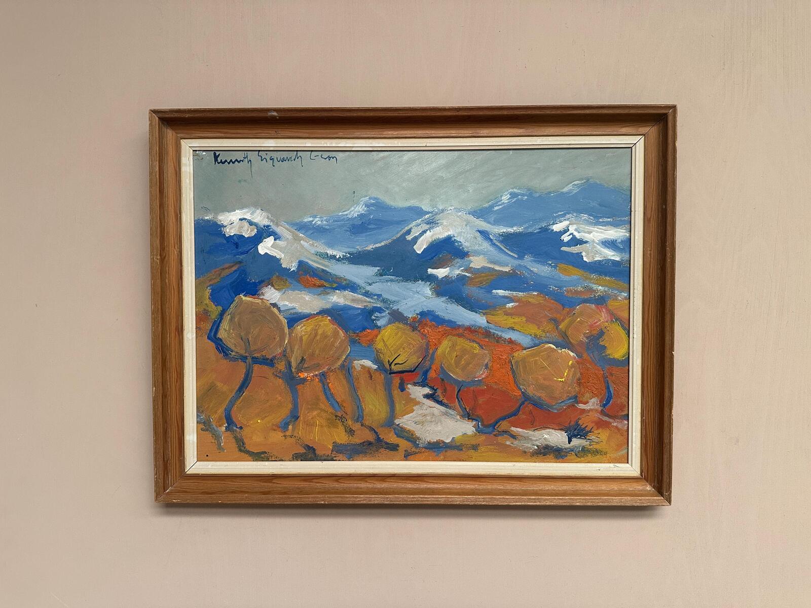“Trees and Mountains” by Kenneth Sigvard