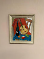 “Still Life with Guitar and Wine Bottle”