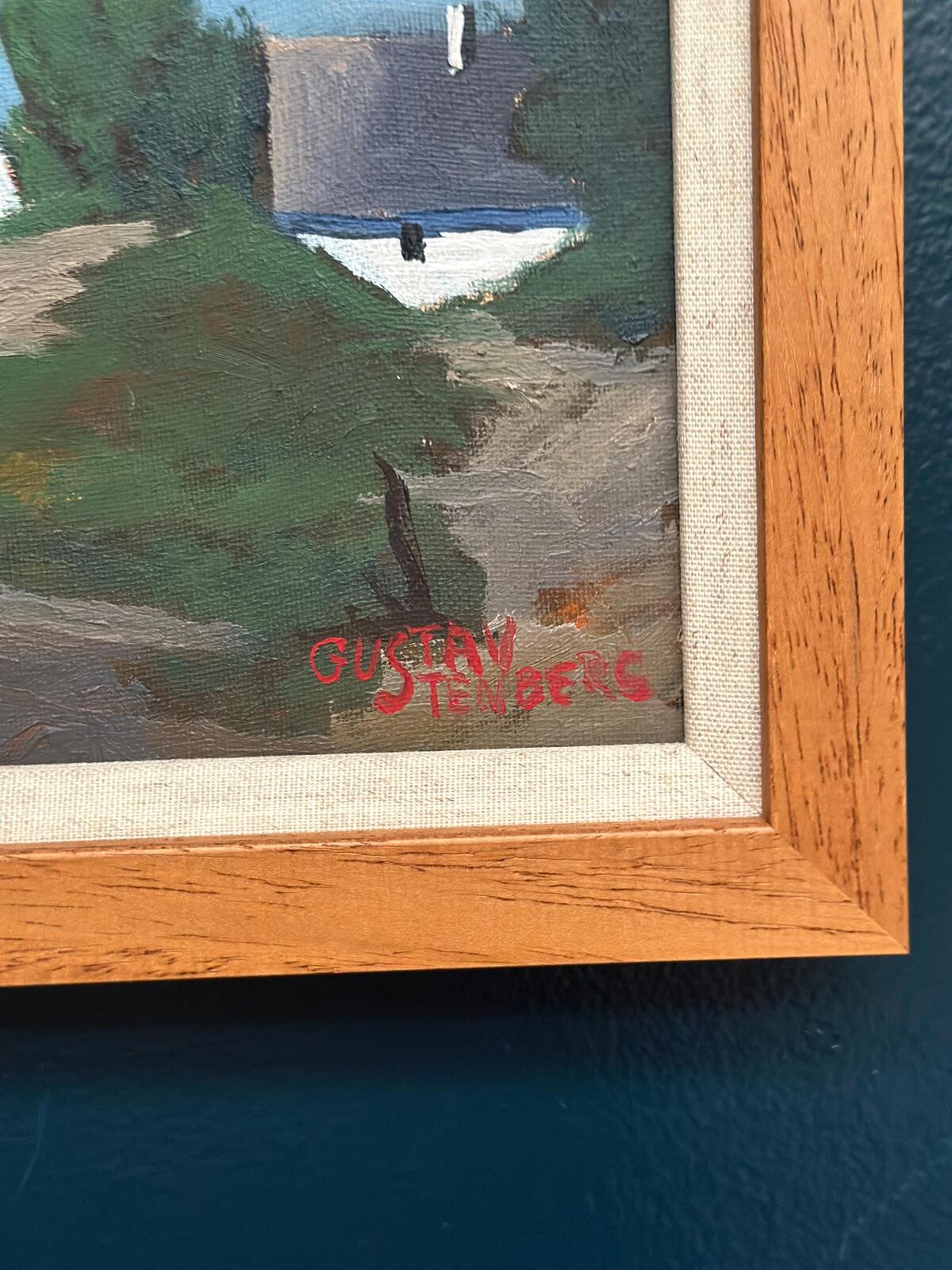 “Coastal Village” by Gustav Tenberg