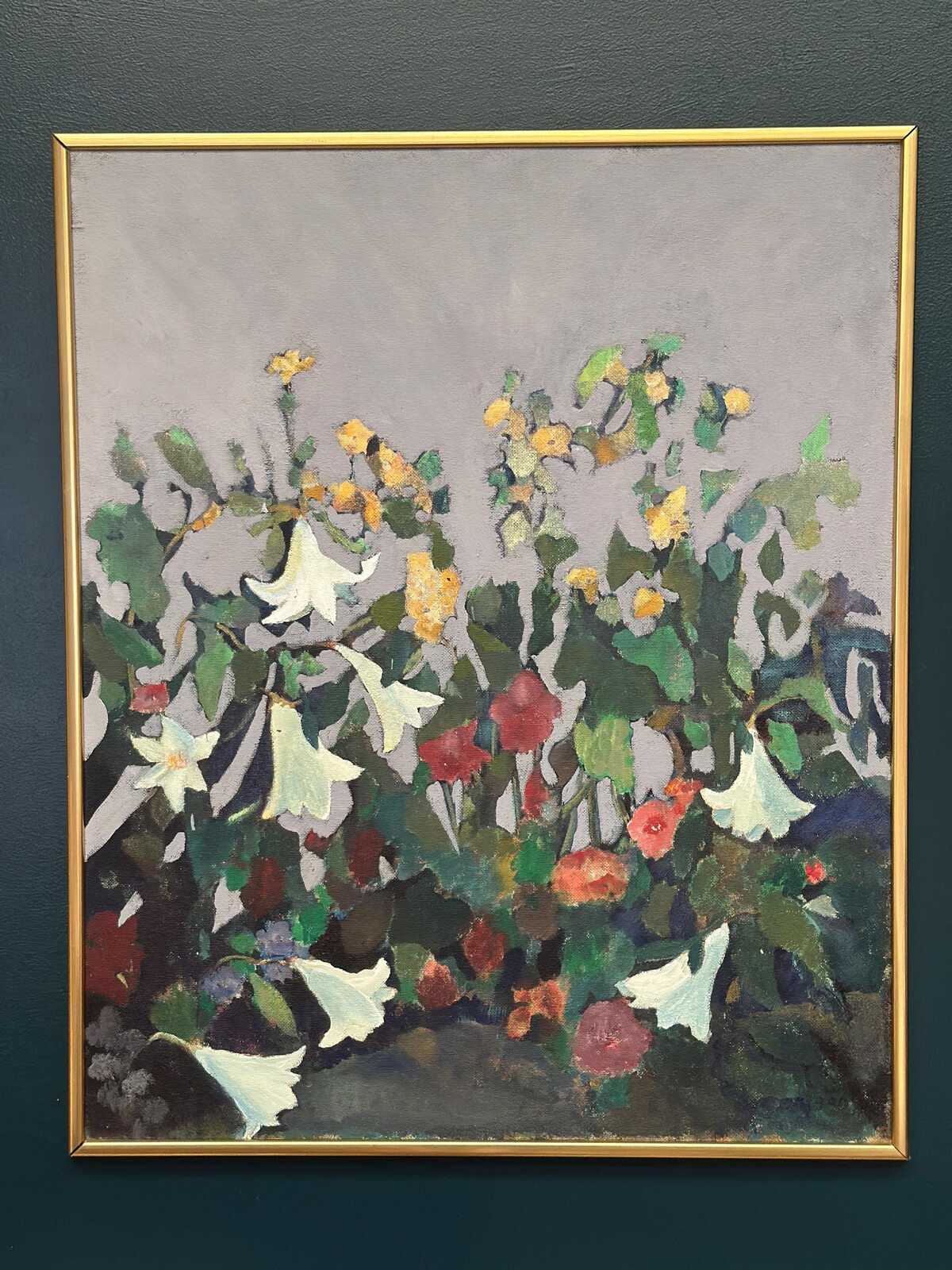 “Still Life (Flower Motif)” by L.S.