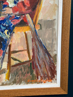 “Woman with Broom and Teapot” by Svan Wallquist