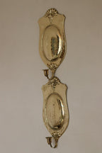 Pair Of Mid Century Swedish Brass Sconces
