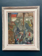 “City Motif with People” by Sven Fritiof Teodor Grandin