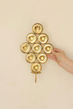 Pair Of Mid Century Swedish Brass Sconces