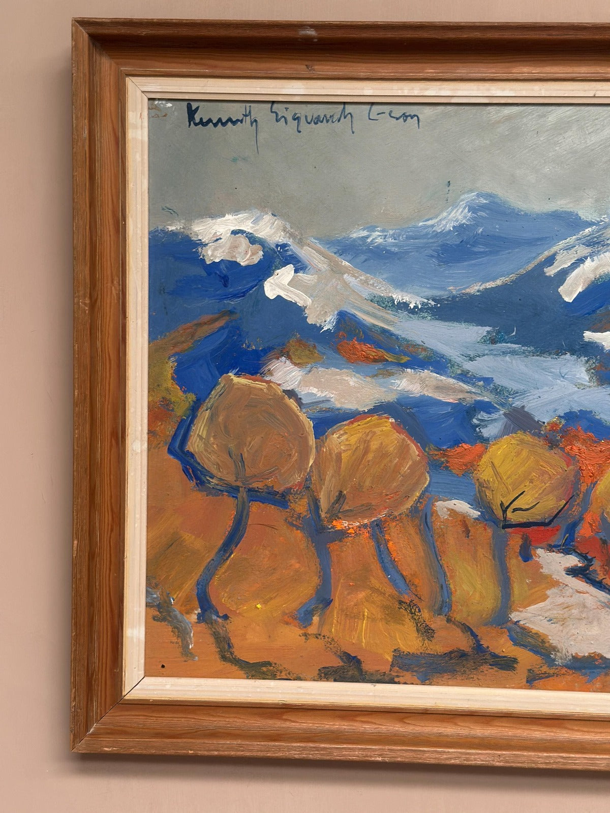 “Trees and Mountains” by Kenneth Sigvard