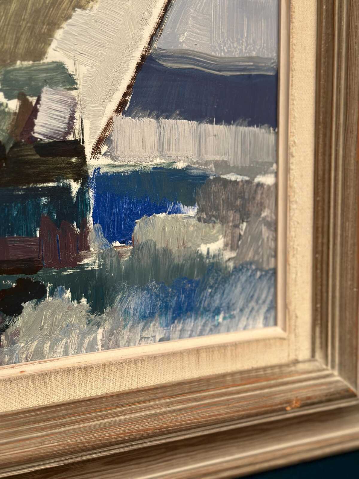 “Marine Scene” attributed to Gösta Stawåsen