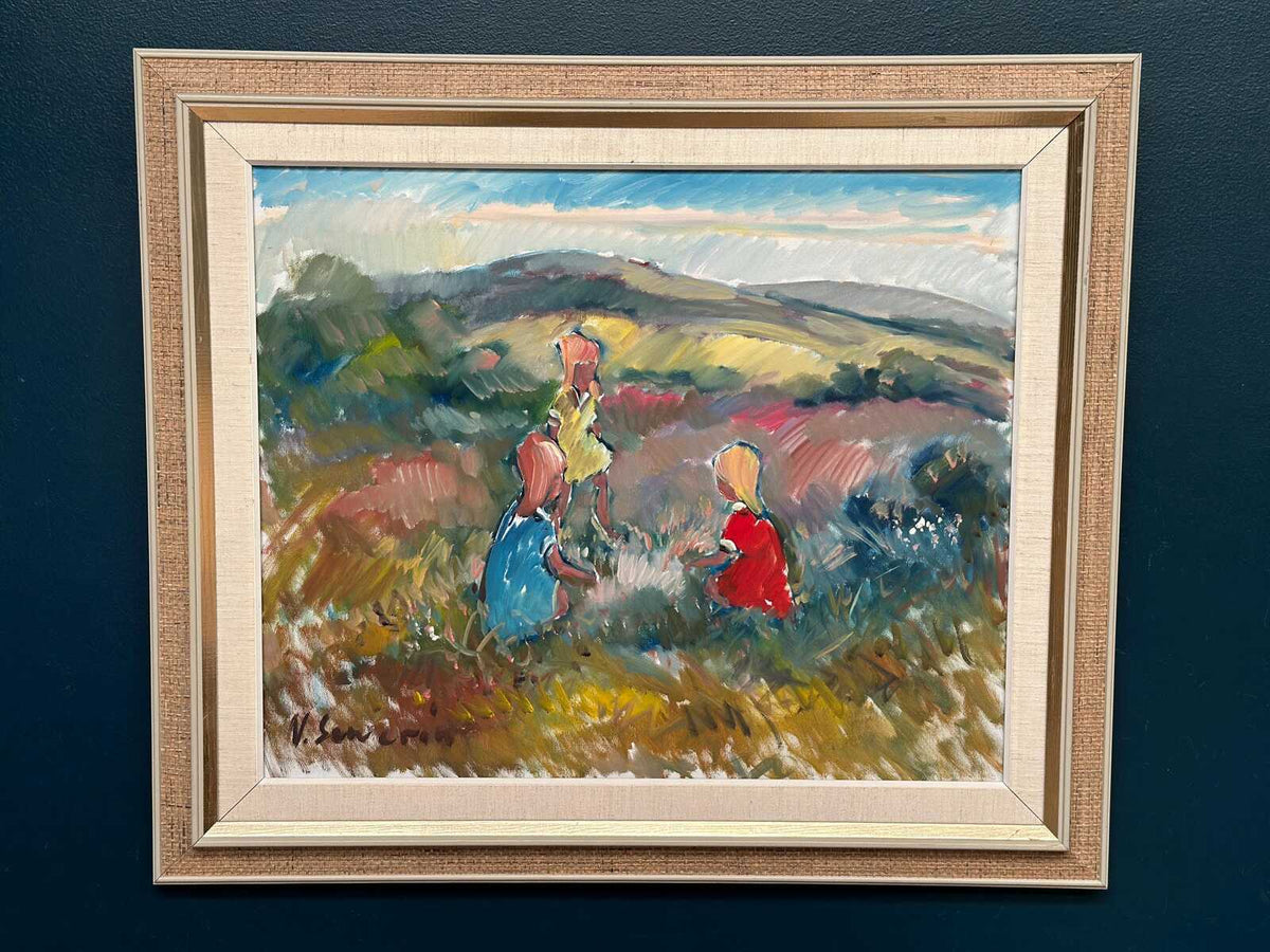 “Children Playing” by Nils Sewerin (1920–1985)
