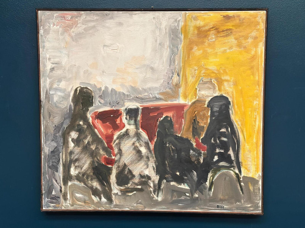 “Figure Composition” by Max Bilde (1919–2011)