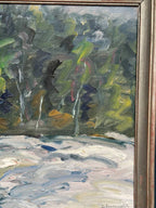 “Vinterlandskap” by Bertil Lindecrantz