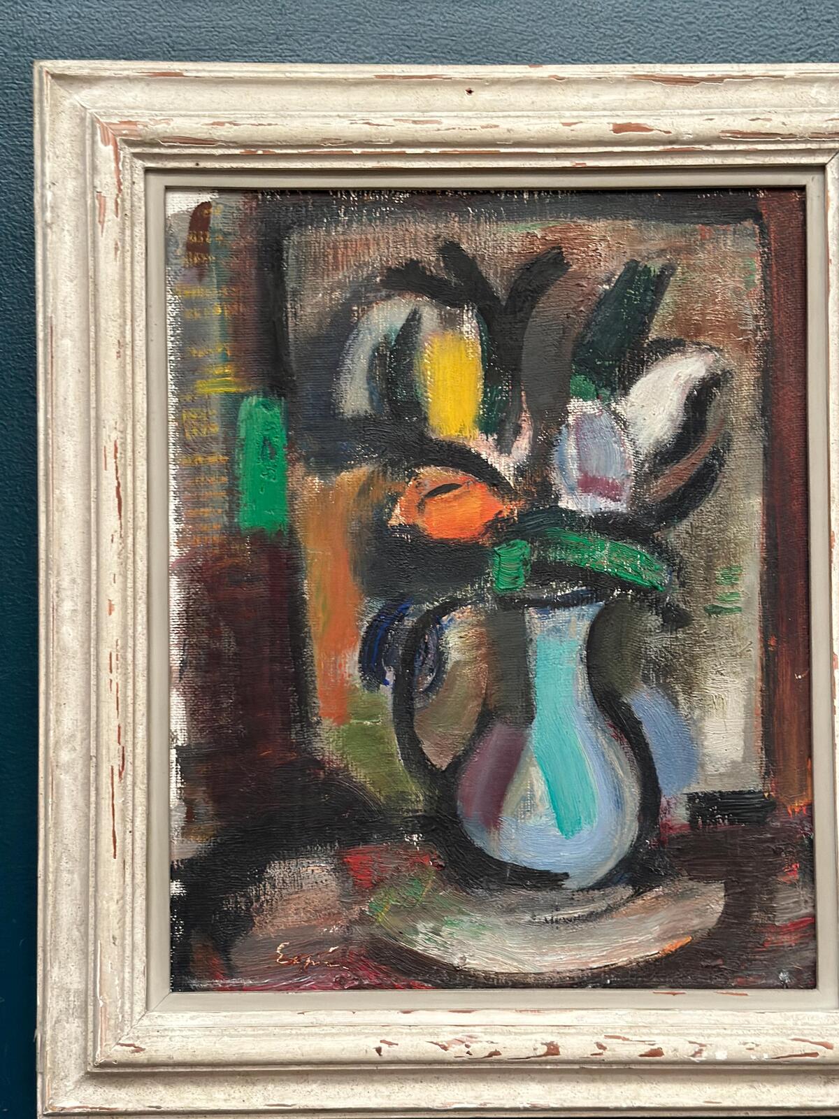 “Tulips in Blue Vase” by Eric Elfwén