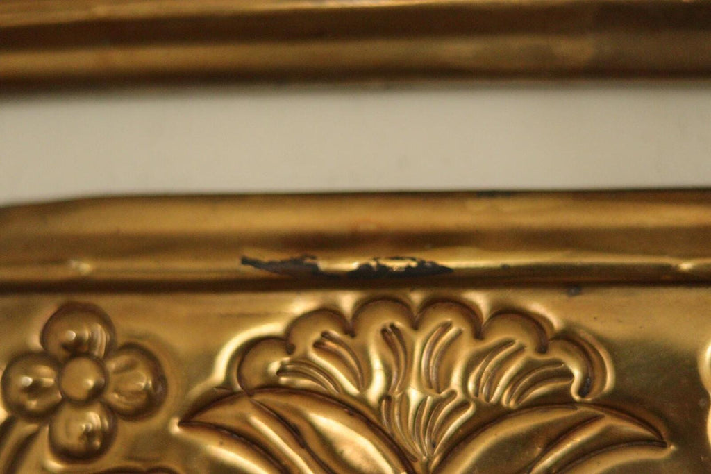 Pair of Mid-Century Swedish Brass Octagonal Double Arm Sconces