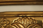 Pair of Mid-Century Swedish Brass Octagonal Double Arm Sconces