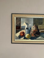 Original Swedish Oil on Panel – “Still Life” Attributed to Åke Wilhelm Andersson –1962 – Vintage & Framed – 63 × 54 cm (24.8" × 21.3")