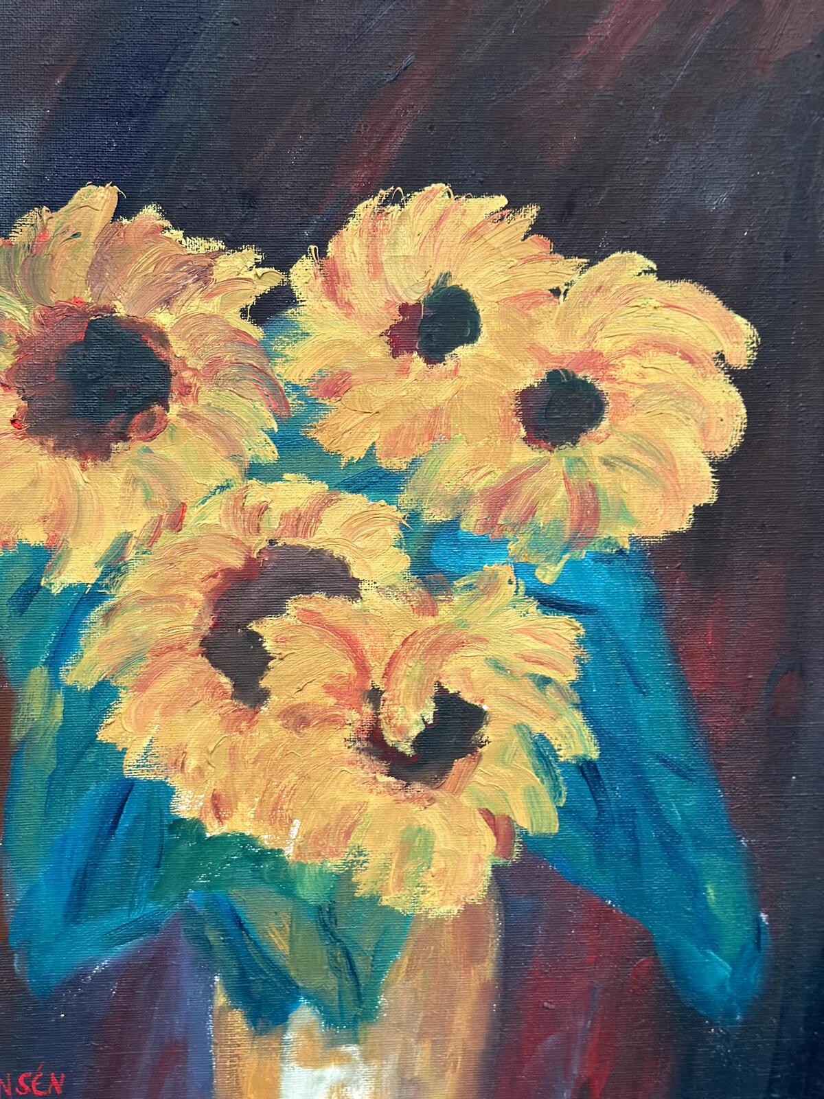 “Sunflowers” by Otto Hansén