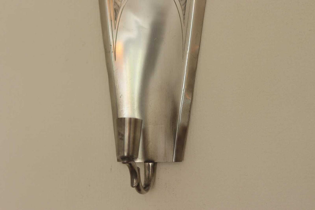 Pair of Swedish Grace Pewter Sconces by Svenskt - Tenn