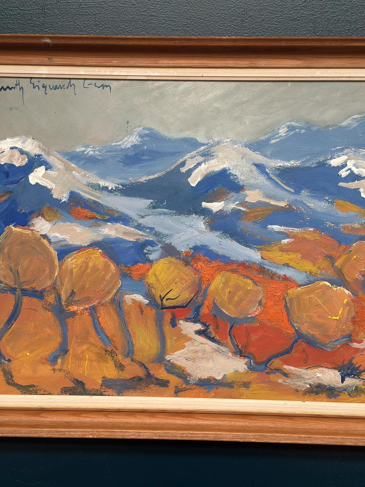 “Trees and Mountains” by Kenneth Sigvard