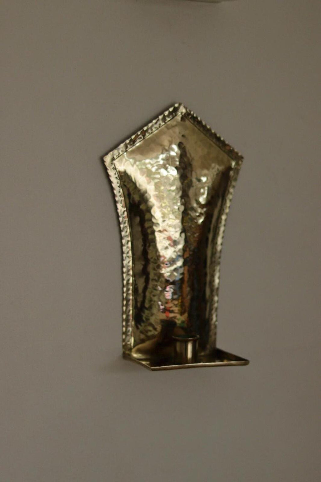 Pair Of Mid Century Swedish Brass Sconces