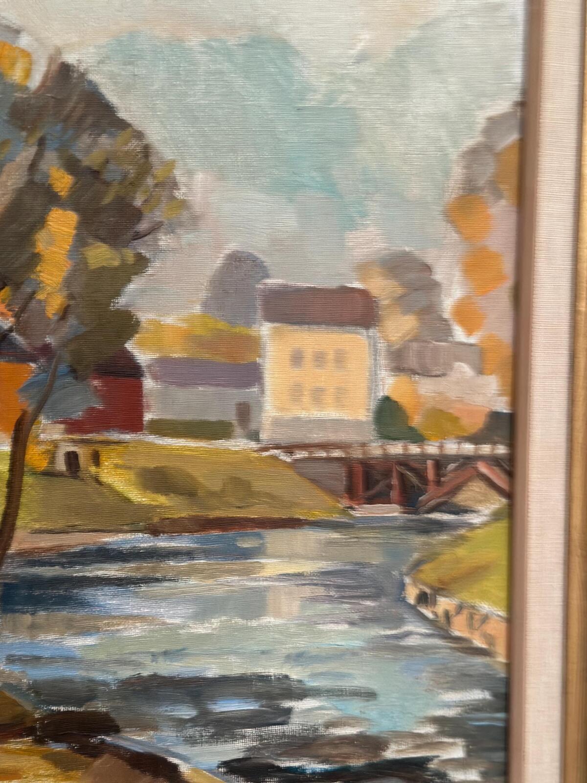 “Riverside Village” by B. Lundqvist