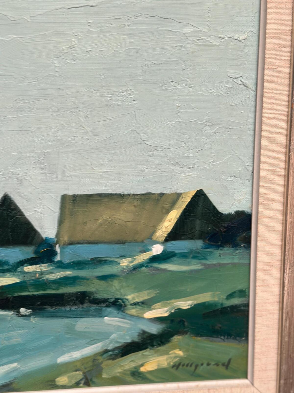 “Farm by the Lake” by Bengt Hillgrund