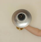 Danish 1960's Pair of Statement Trump Shape Lights in Brass, designed by Börje Claes for Norlett Elit.
