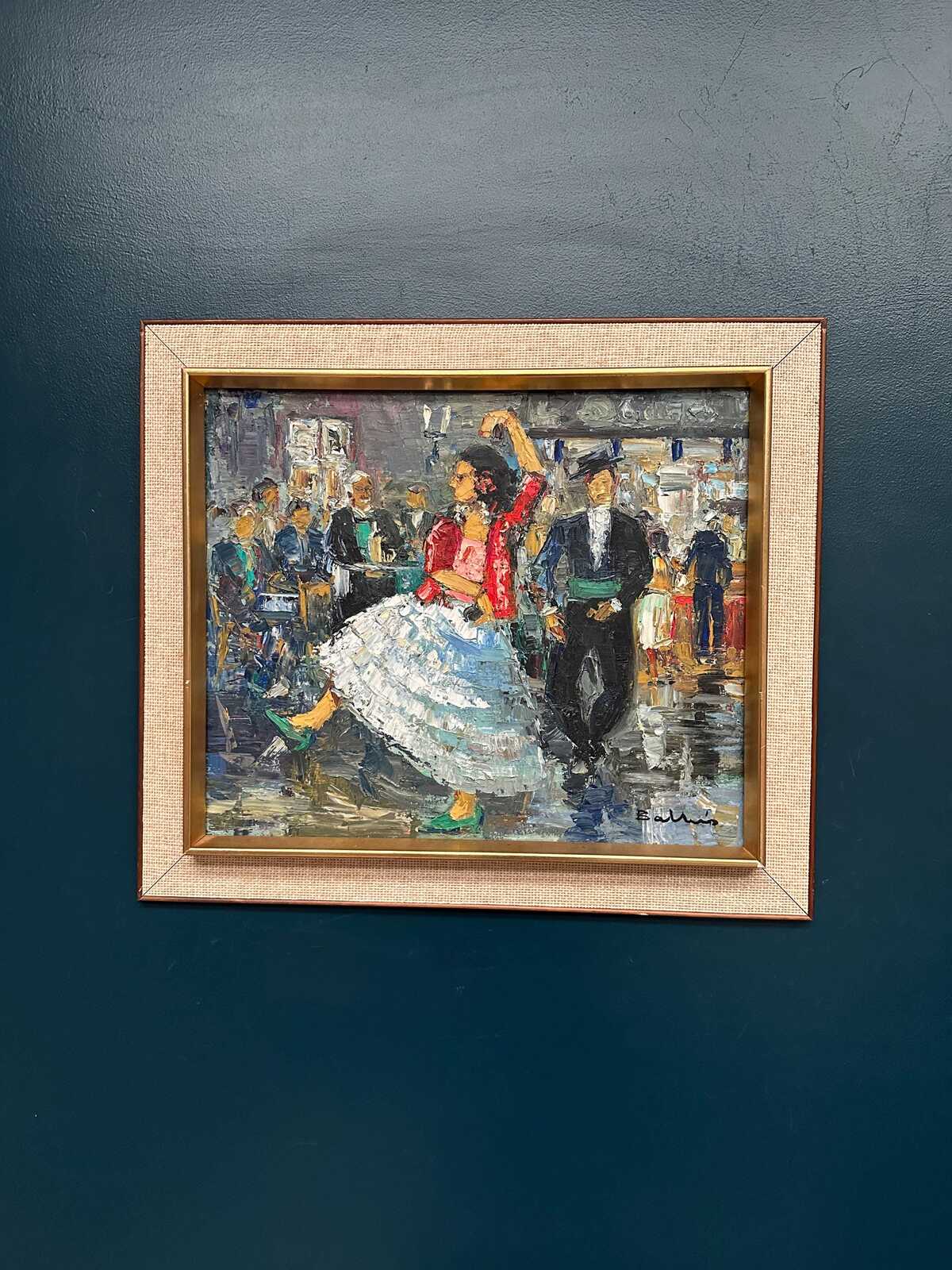 Dancing Couple in Lively Setting
