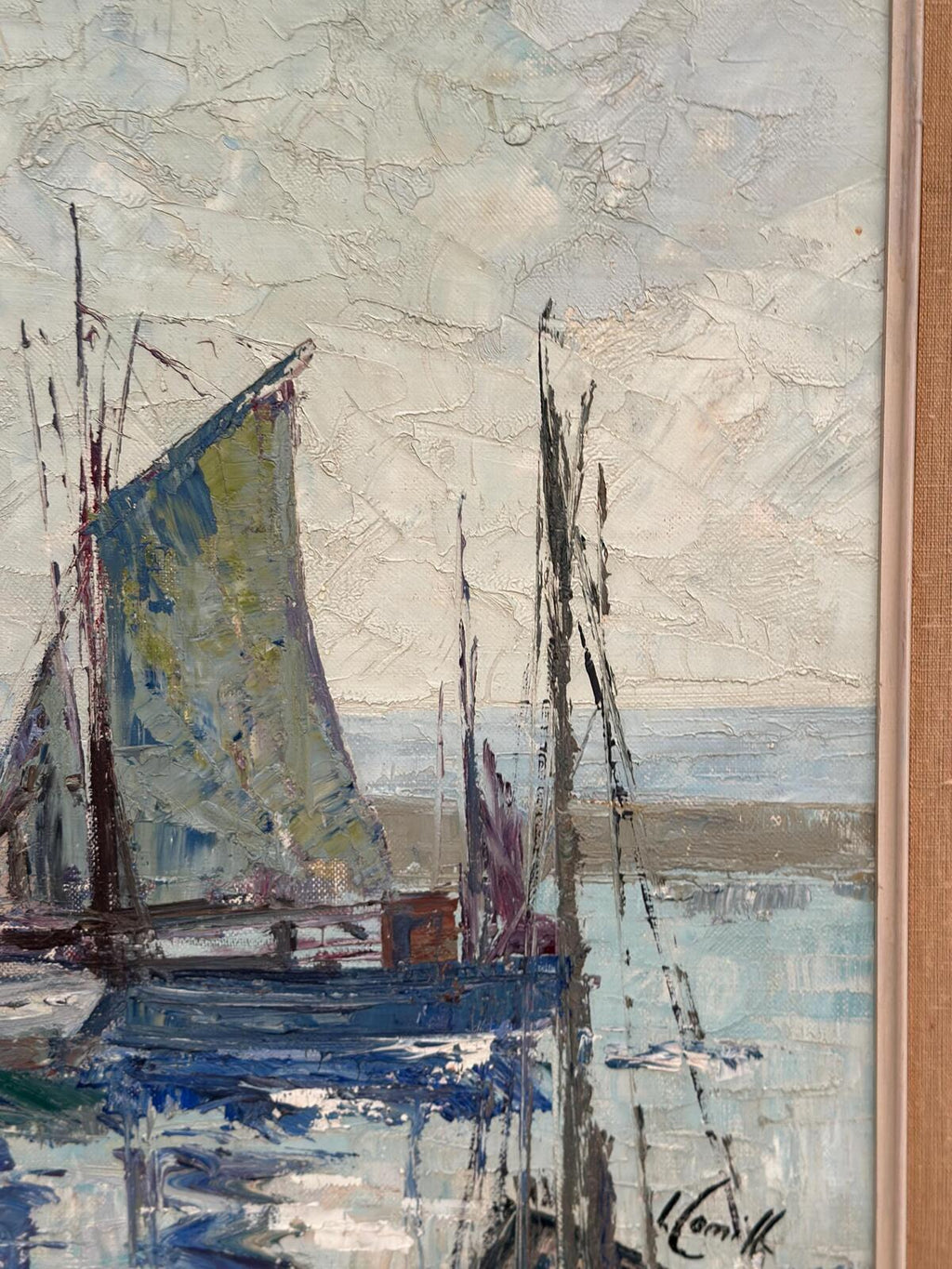 “Boats in Harbour” by Inge Camill