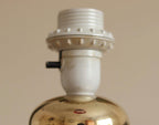 Pair of Swedish Brass Bobbin Table lamp by NAFA Nybro Armaturfabrik AB