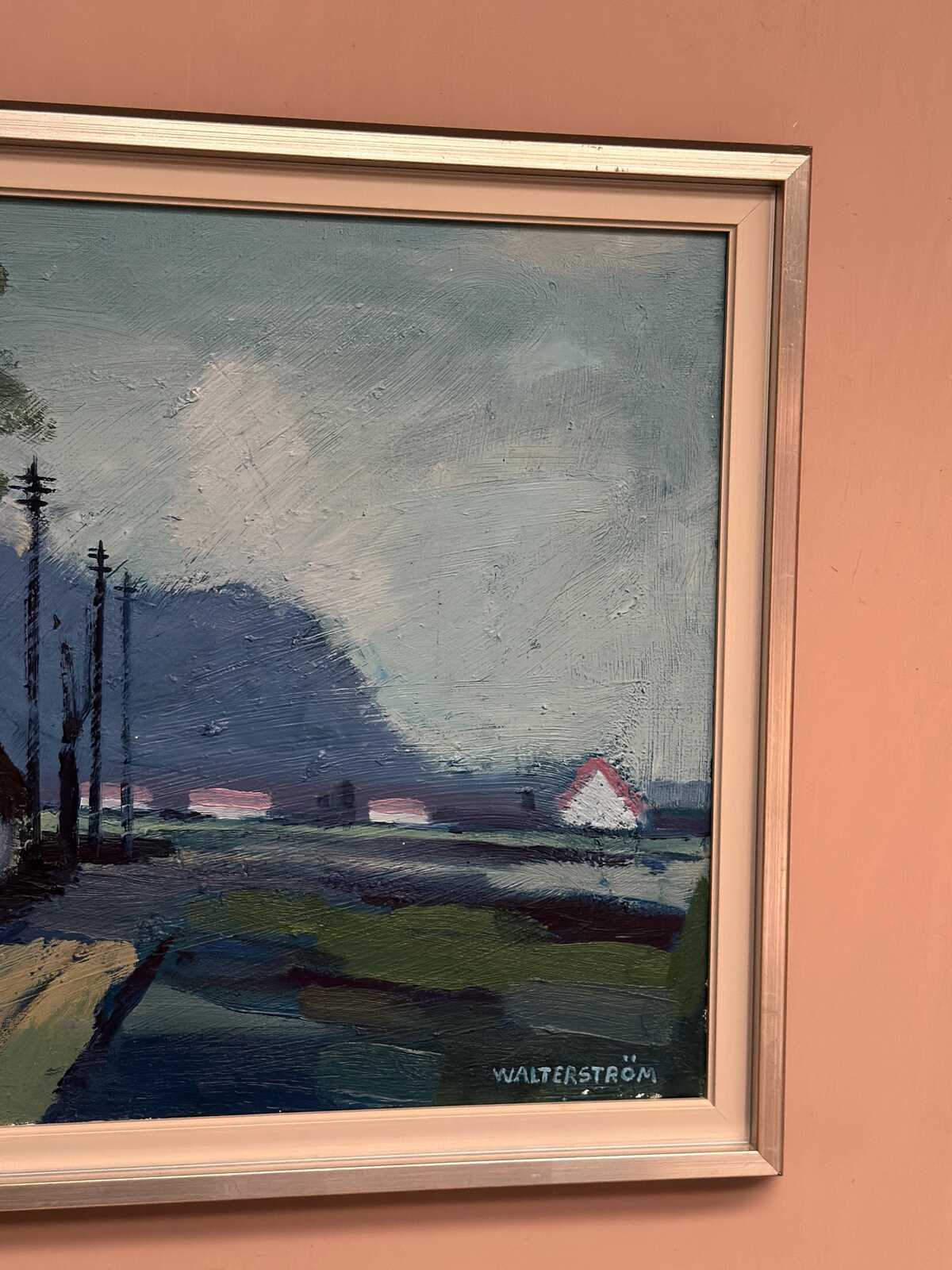 “Landscape with House” by Ingvar Walterström