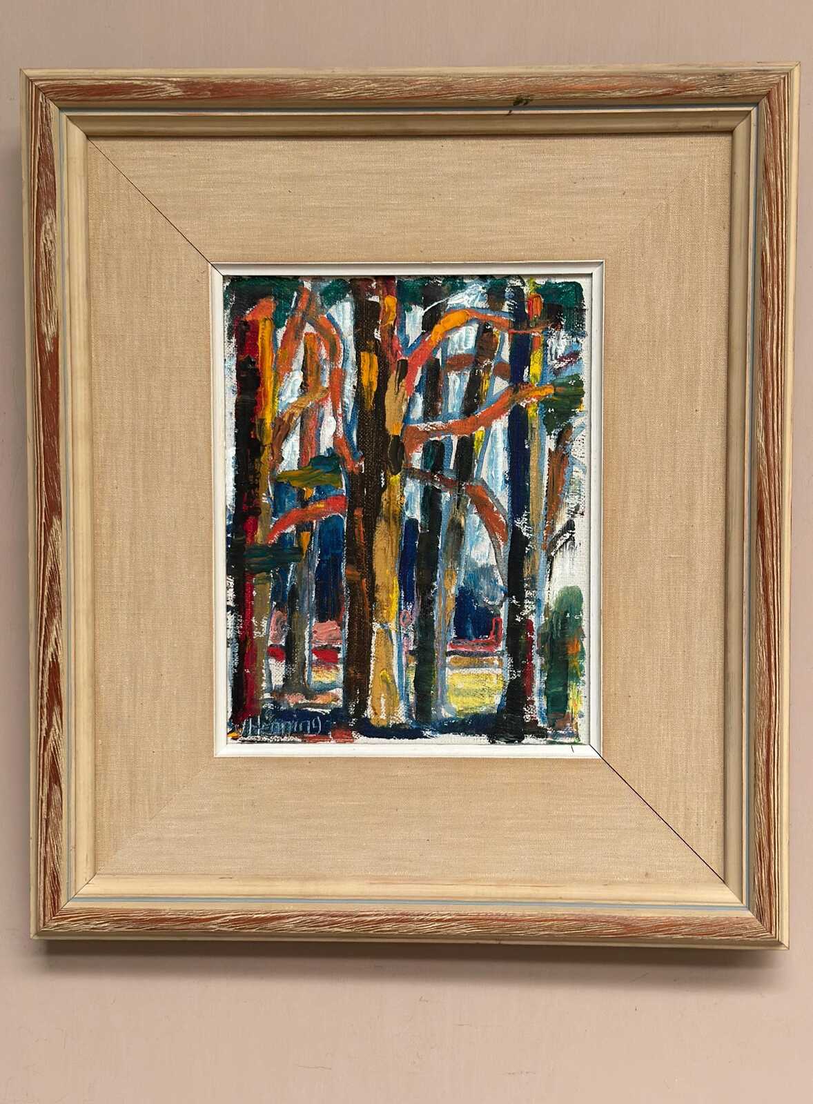 "Tree Trunks" by Wilhelm Henning
