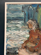 “Figure by the Harbor” by Einar Emland