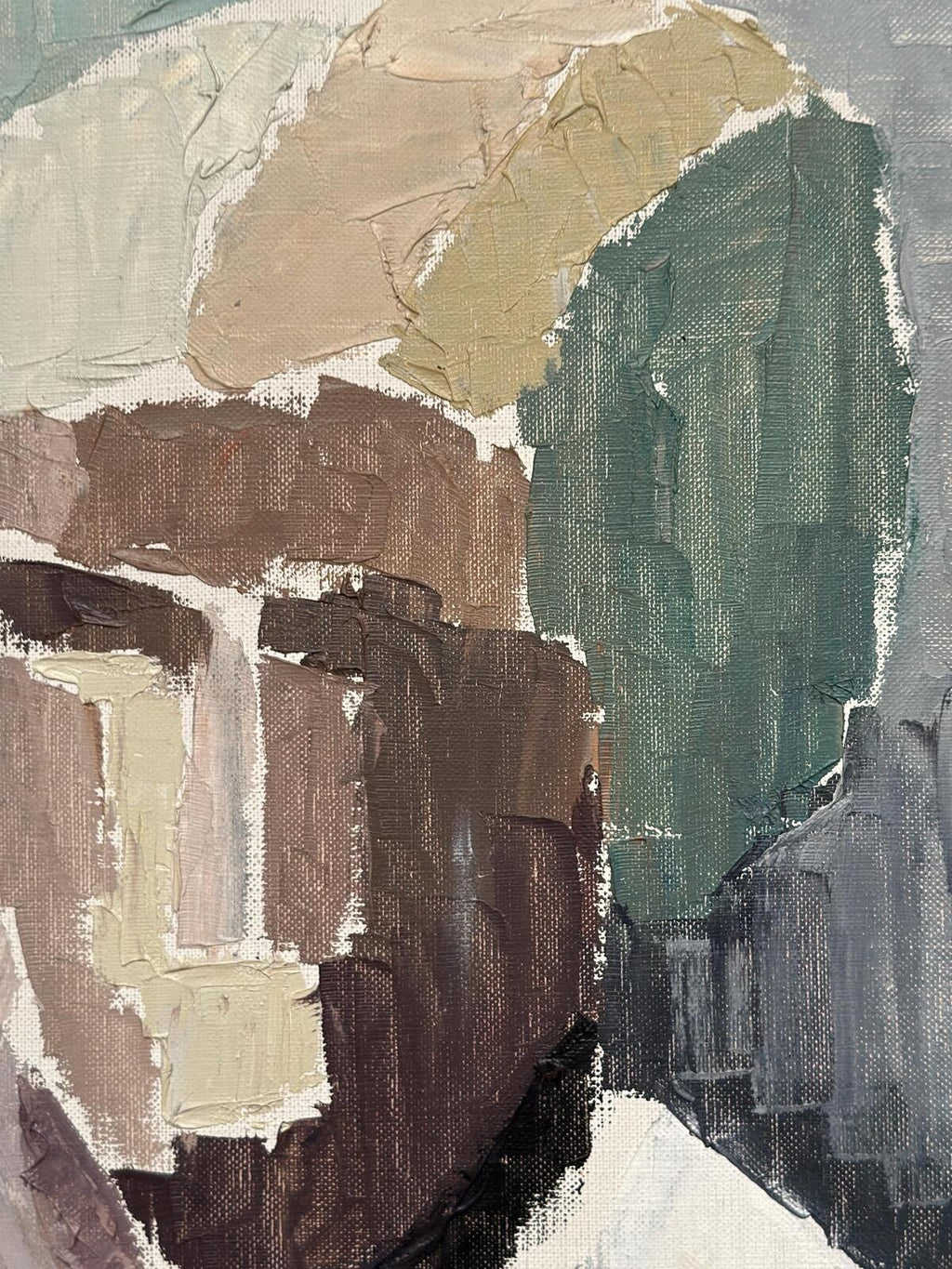 “Cubist Portrait” by Liisa Chaudhuri