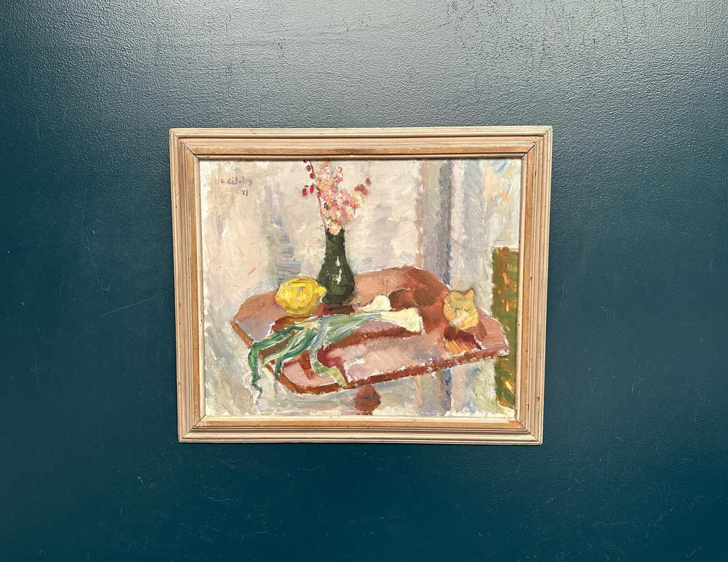 “Vase and Vegetables” by Arne Kilsby