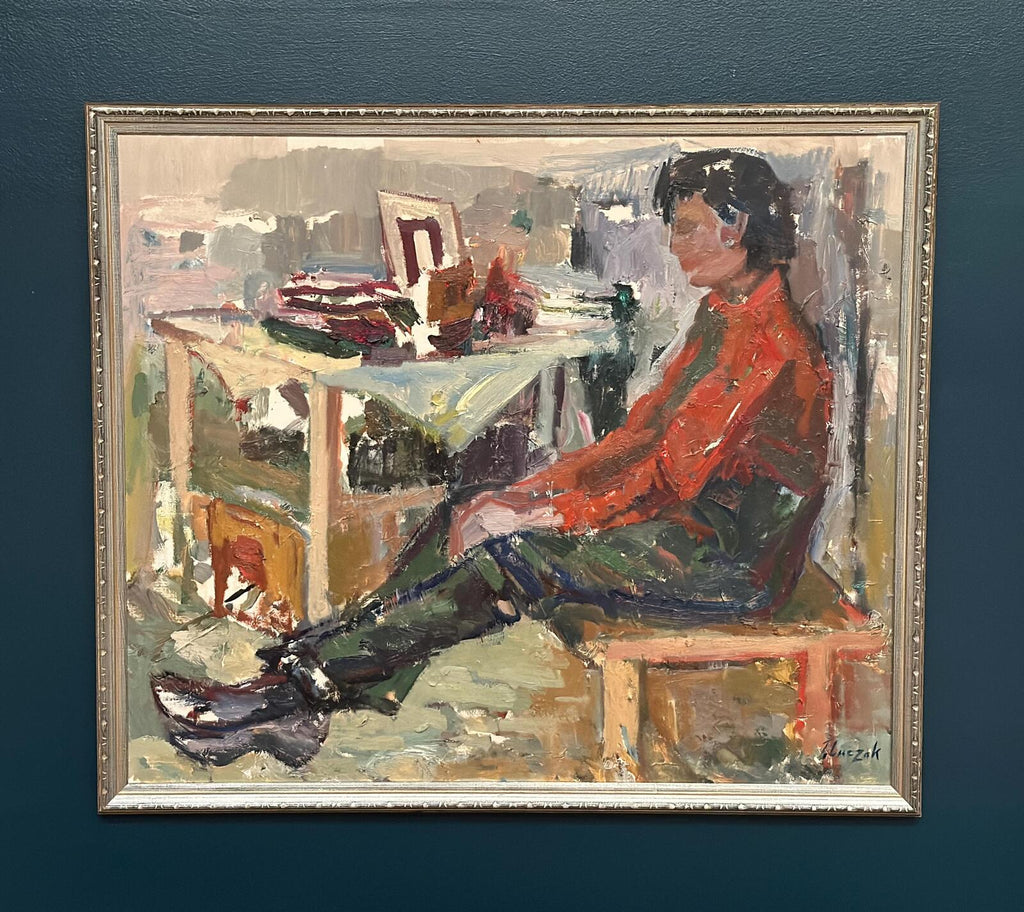“Figure Composition” by Jerzy Luczak-Szewczyk)