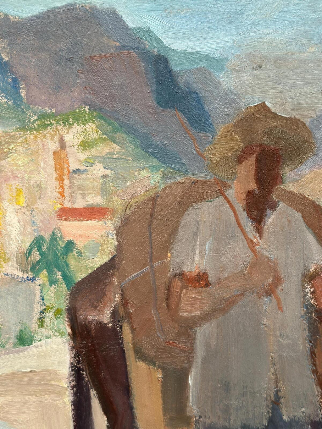 “Man with Horse” by Pelle Johanson