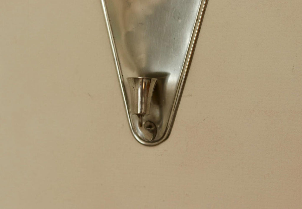 Pair Of Swedish Pewter Sconces By Ystad Tenn