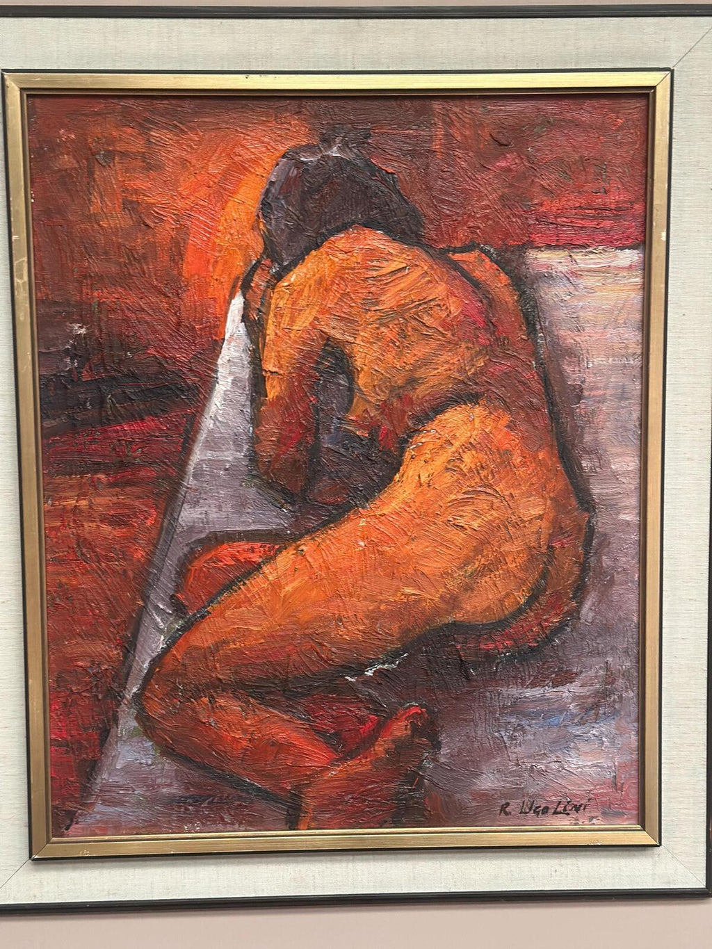 “Reclined Woman” by Renzo Ugolini