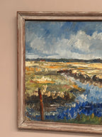 “Marsklandskap från Ribe” by Niels Mandrup Bruun (1918–1993)