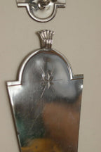 Pair of Mid Century Swedish Pewter Sconces by Svenskt Tenn