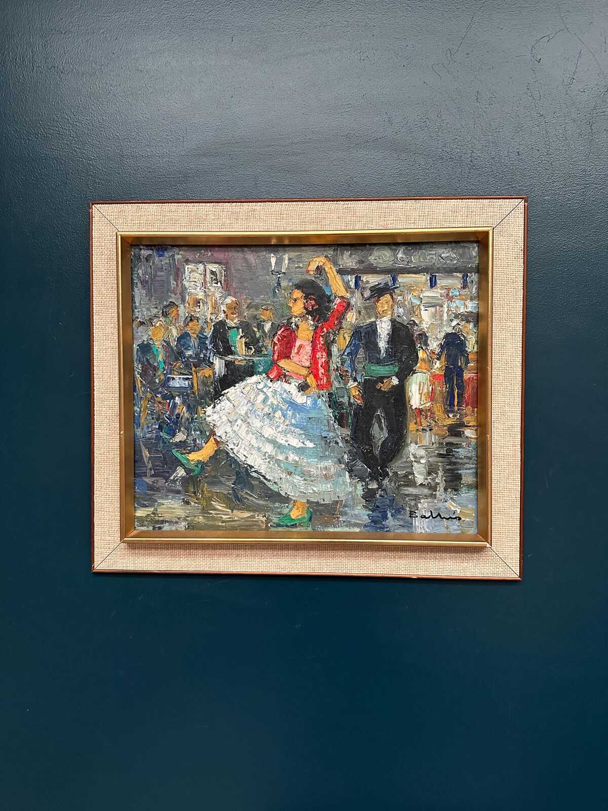 Dancing Couple in Lively Setting