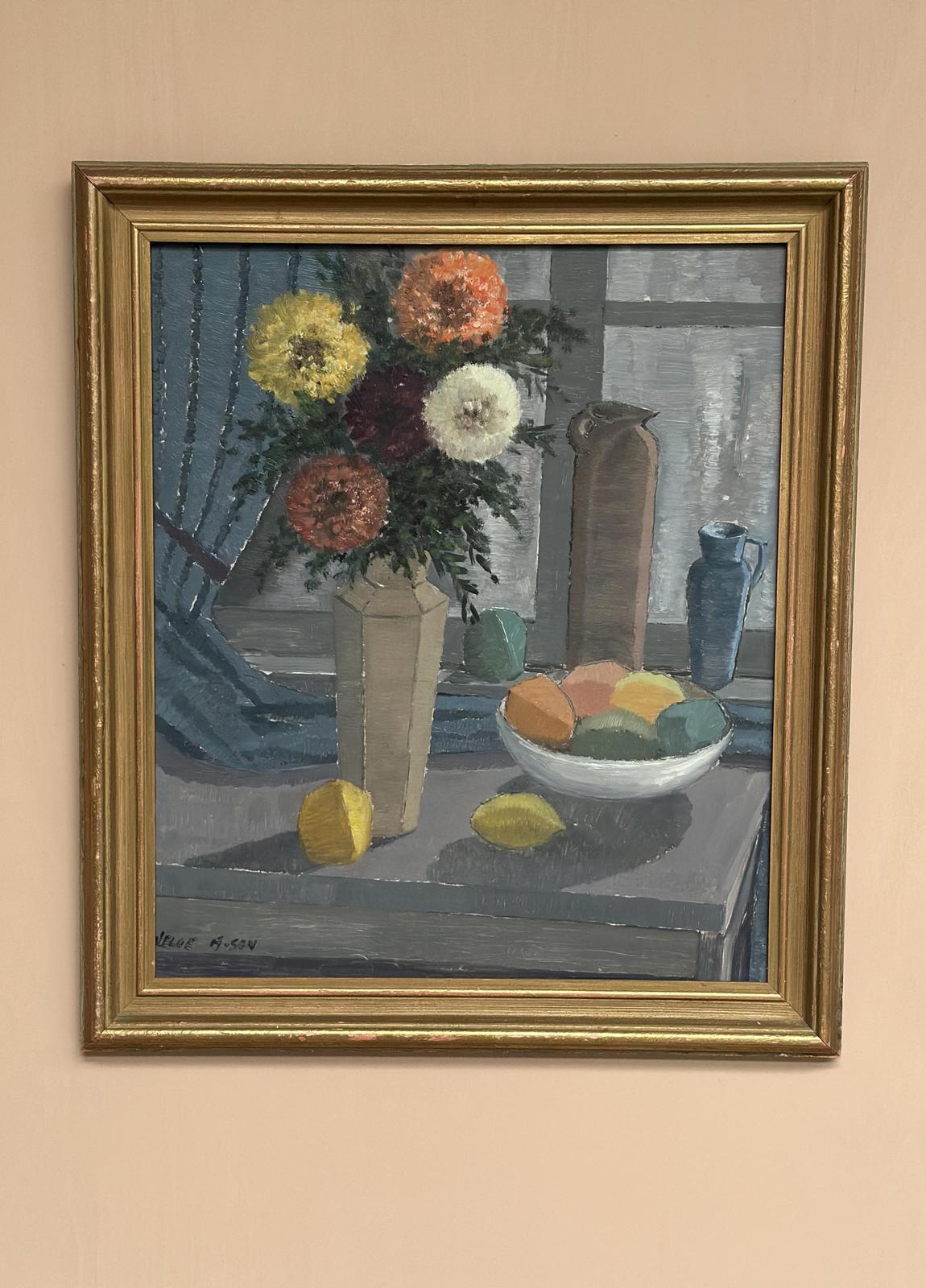 “Vase and Fruit Bowl” by Helge Andersson