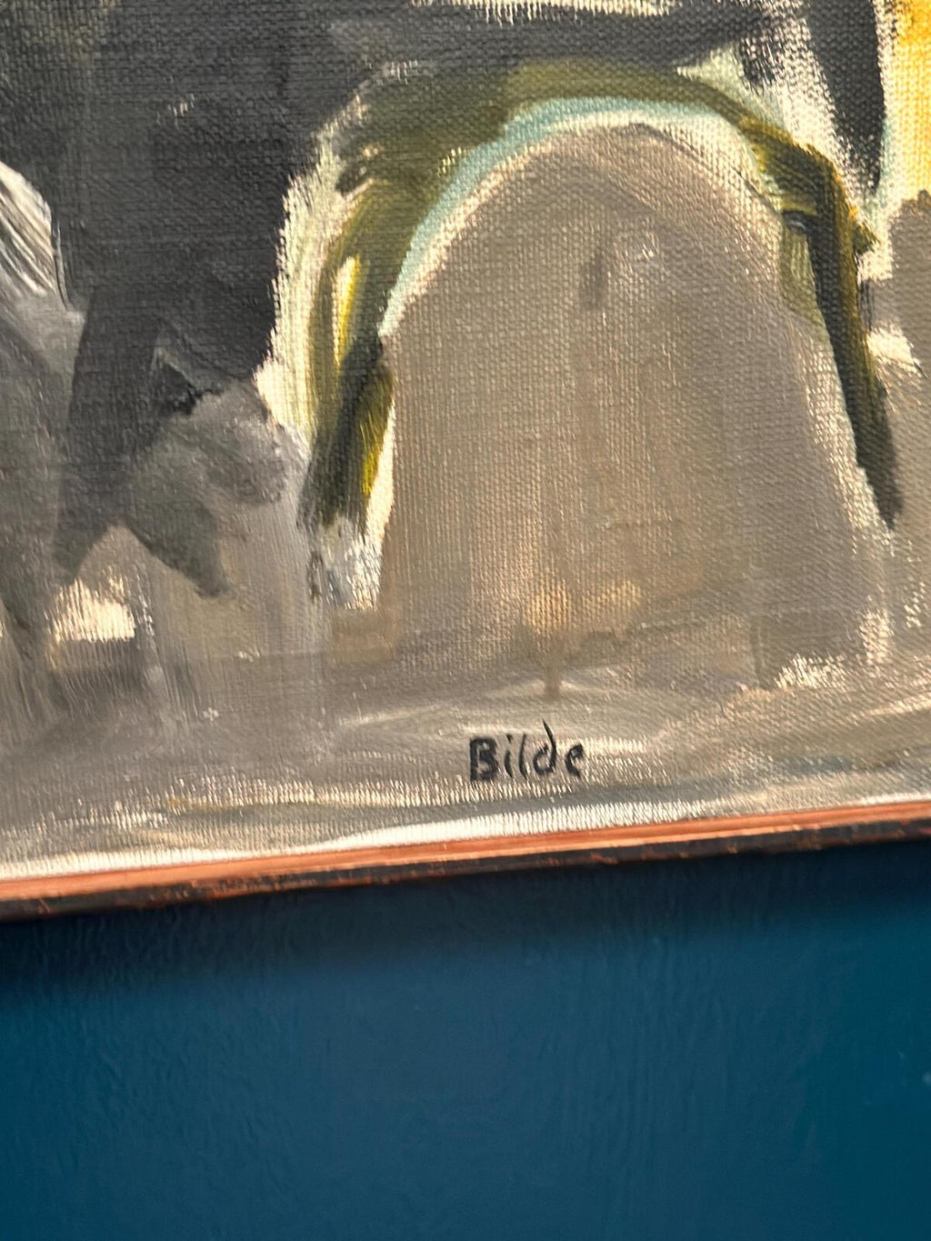 “Figure Composition” by Max Bilde (1919–2011)