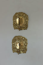 Pair of Mid-Century Swedish Brass Sconces