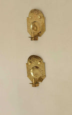 Pair Of Mid Century Swedish Brass Sconces