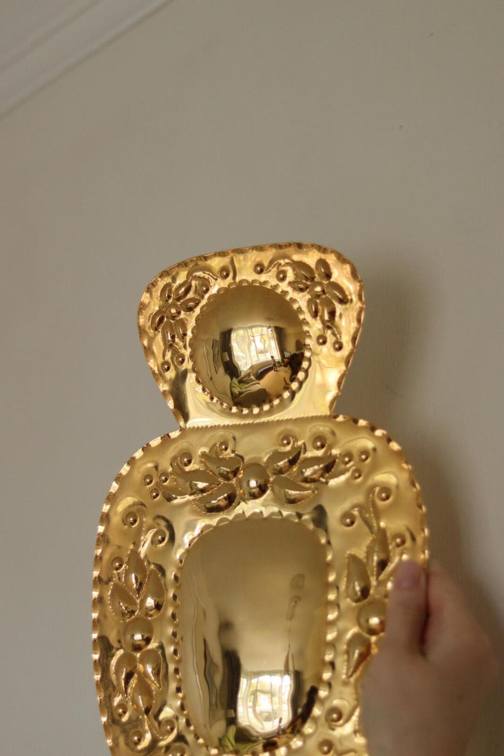Pair Of Mid Century Swedish Brass Sconces