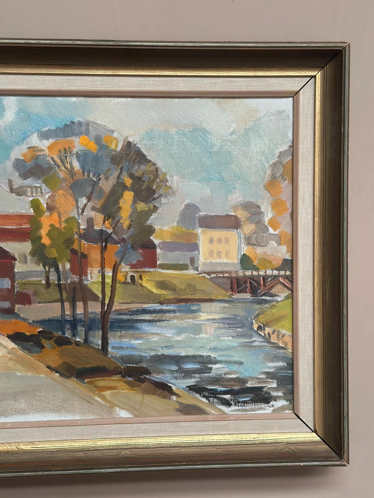 “Riverside Village” by B. Lundqvist