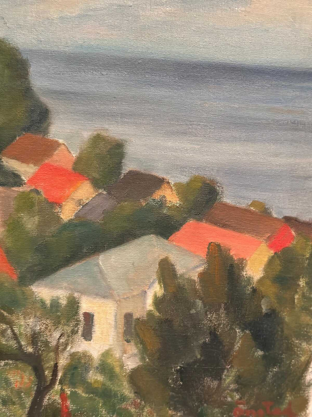 “Coastal Village” by Bernhard Önstad